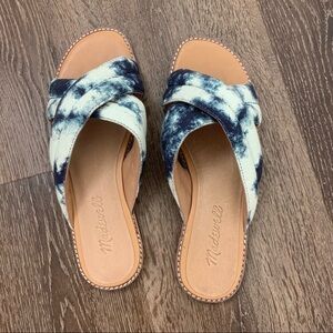 Madewell | The Skylar Slide Sandal In Tie Dye 6.5
